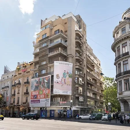 Sunny 3br Large Flat - Amzei Square - 3 Balconies Boekarest