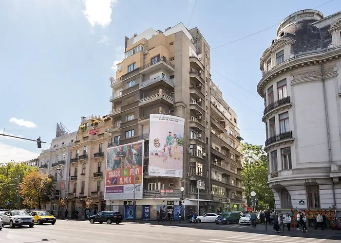 Sunny 3br Large Flat - Amzei Square - 3 Balconies Bucarest